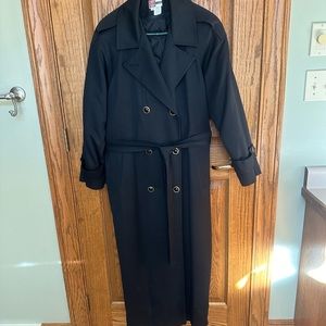 Simon Chang Fall/Winter Trench Style Coat Black 6